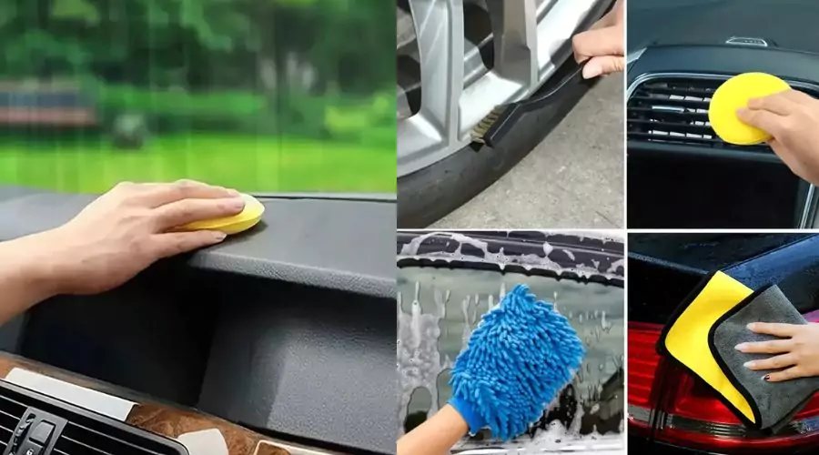 14pcs Car Cleaning Supplies