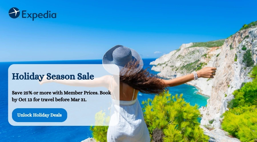 Expedia Holiday Season Sale