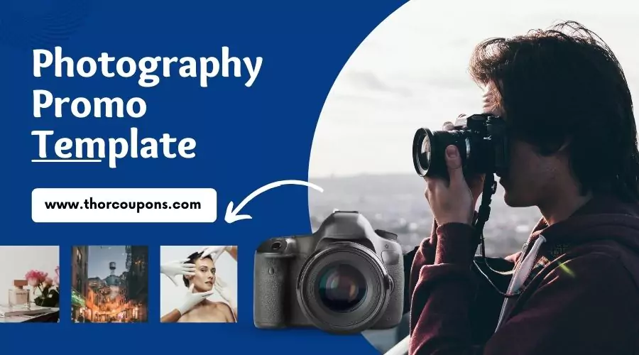 Photography promo template