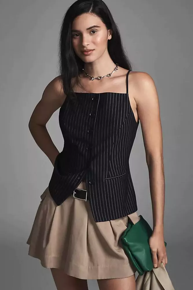 Anthropologie: Sunday in Brooklyn Ponte Apron Vest