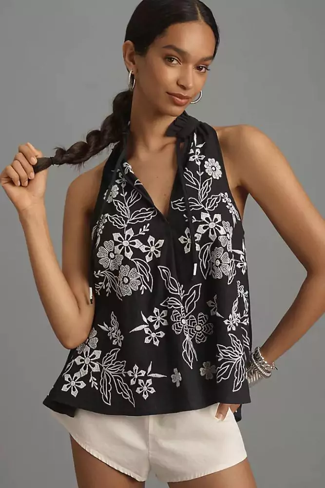 Anthropologie: The Tavi Blouse by Pilcro: Tank Edition