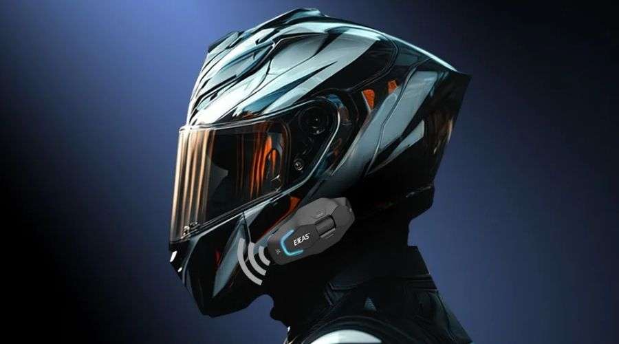 Motorcycle helmet communicators