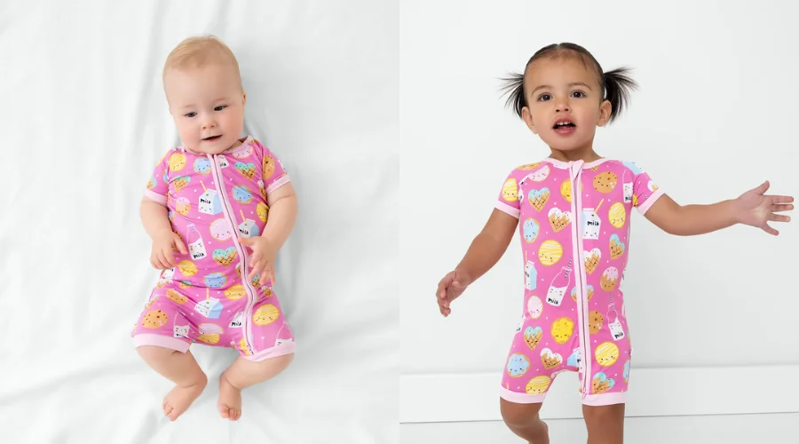 Pink Cookies & Milk Shorty Zippy