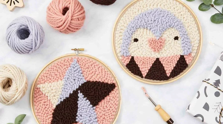 Punch needle kits for beginners