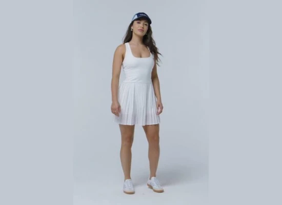 Fabletics Hot Shot Pleated Workout Dress for sporty and stylish activewear
