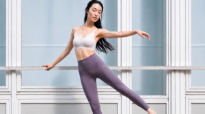 Woman wearing stylish Fabletics leggings for an activewear look