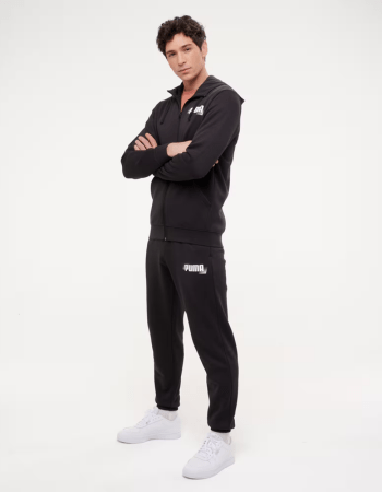 Calças de ginástica pretas masculinas