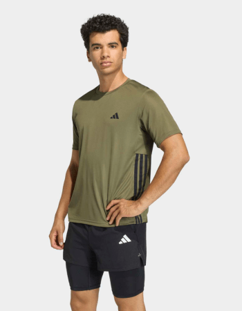 Camiseta Fitness Masculina Base Cáqui