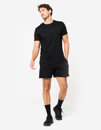 Camiseta preta DOMYOS Sportee 100